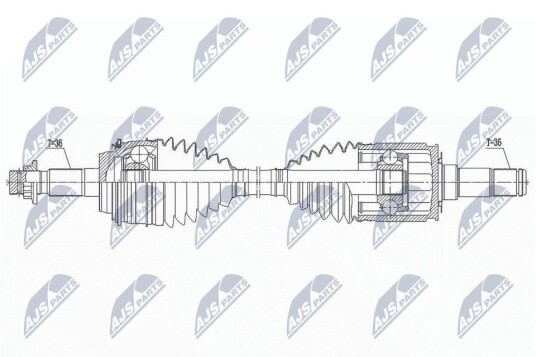 Nty Drivaksel NTY NPW TY 181 Nty Drivaksel NTY NPW TY 181