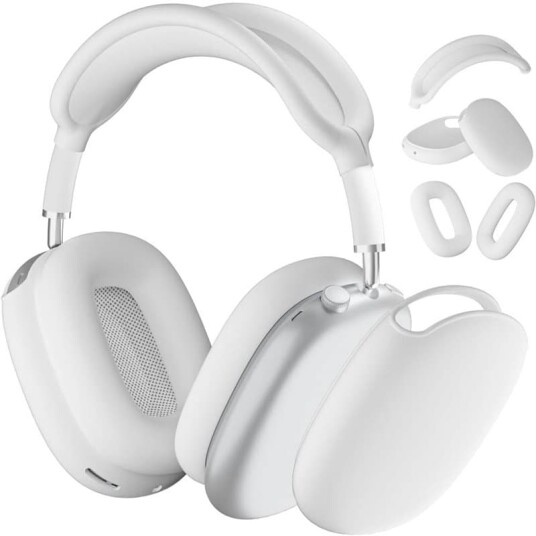 Silikondeksel til Apple AirPods Max hodetelefoner White