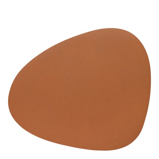 Lind DNA  Leather Serene Curve bordbrikke L 37x44 cm nature