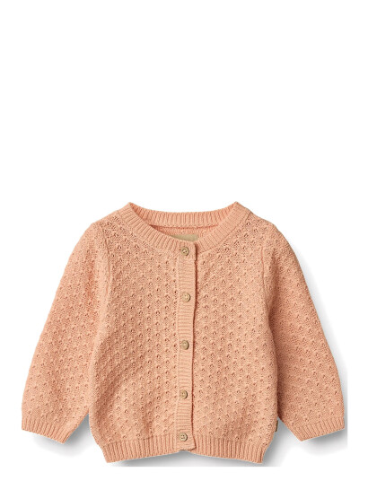 Wheat Knit Cardigan Magnella Pink 62