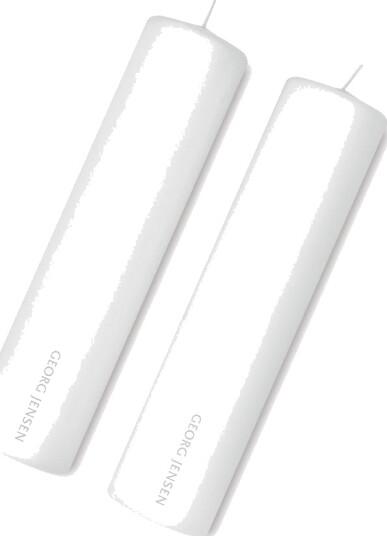 Georg Jensen Stearinlys Til Cobra Lysestake 2 pk