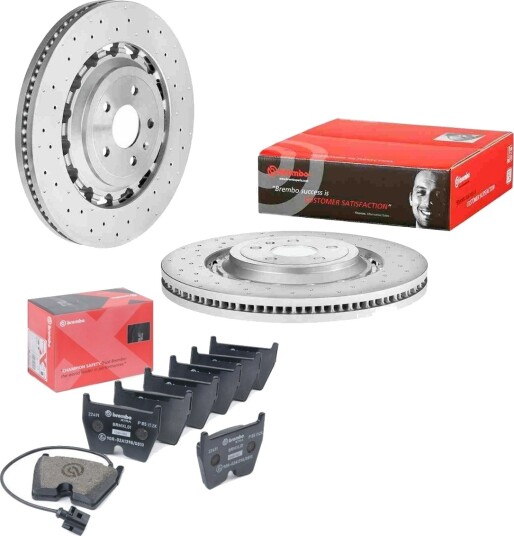 BREMBO BRB3405N0444 Bremseskiver og -klosser