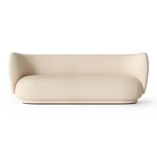 Ferm Living Rico 3 seter sofa Brushed   Off White