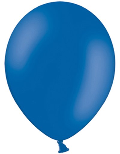Partydeco 100 stk 13 cm MEGAPACK Blå Små Ballonger