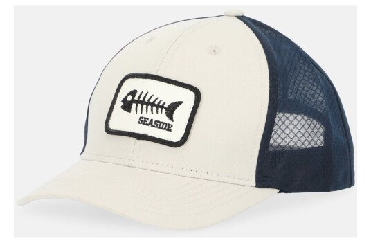 Seaside Trucker Cap Khaki/Dk.Navy Sceleton Onesize Treningstilbehør Seaside Trucker Cap Khaki/Dk.Navy Sceleton Onesize Treningstilbehør