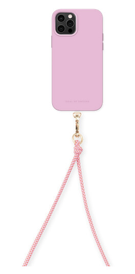 iDeal of Sweden Silicone MagSafe Halskjede Kit Rosa Mobildeksel