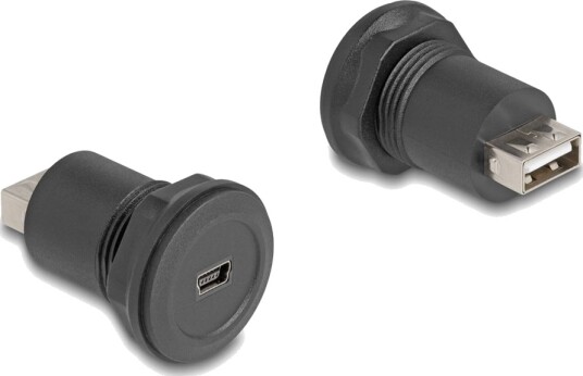 Delock Usb-Adapter Usb Hunn Til Mini-Usb Type B Hunn Svart