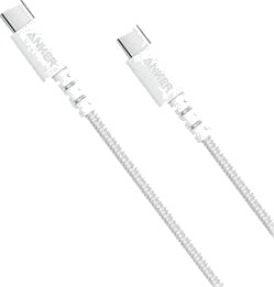 Anker USB-C Ladekabel 3m Hvit - Universal Kompatibel Anker USB-C Ladekabel 3m Hvit - Universal Kompatibel