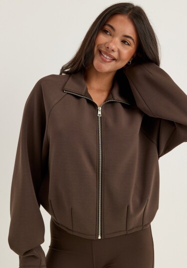 Bubbleroom Bubble hem Bomber Jacket Bubbleroom Bubble hem Bomber Jacket