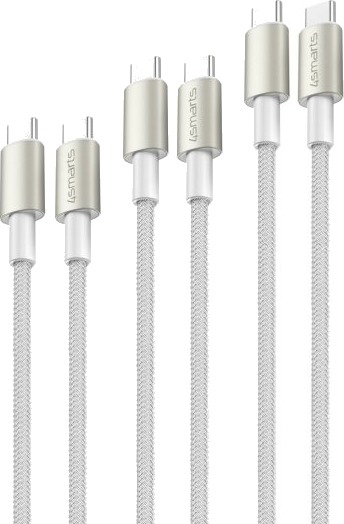 4Smarts 540656 3 M Usb C Usb C Usb 2.0 0,48 Gbit/S Hvit