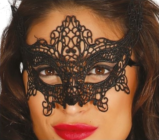 Fiesta Sort Blonde Halvmaske Fiesta Sort Blonde Halvmaske