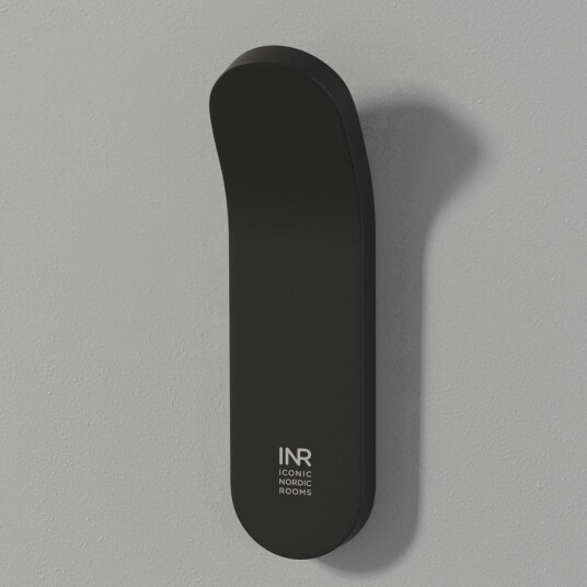 INR Iconic Nordic Rooms Bow Håndkleknagg Svart/hvit/krom Svart Matt