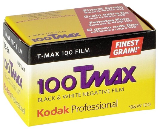 Kodak T Max 100 S/H 35mm Film 135/36 Kodak T Max 100 S/H 35mm Film 135/36