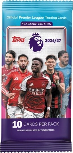 Topps Flagship Premier League 2026/27 Boosterpakke 10 Kort