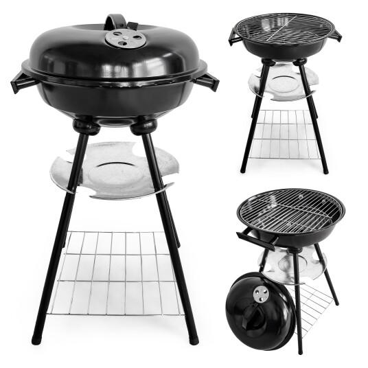 Hagegrill med lokk og askeskuff Hagegrill med lokk og askeskuff