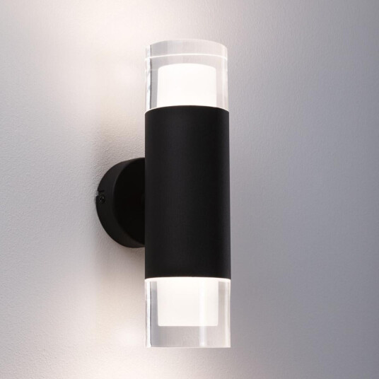 Kame vegglampe for baderom 2 X 4W 3000 Kelvin IP44 - Svart Kame vegglampe for baderom 2 X 4W 3000 Kelvin IP44 - Svart