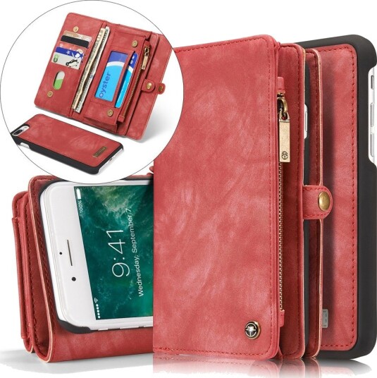 CaseMe Vintage 2-in-1 (iPhone 8/7 Plus) Rød