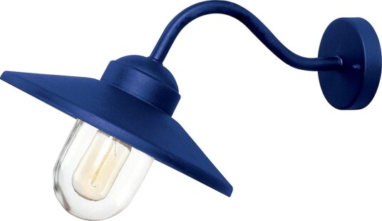 Utendørs vegglampe Elstead Lighting Klampenborg Marineblå Marineblå