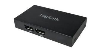 Logilink Cv0090, Displayport, 2X Displayport, 4096 X 2048 Piksler, Sort, 5 V