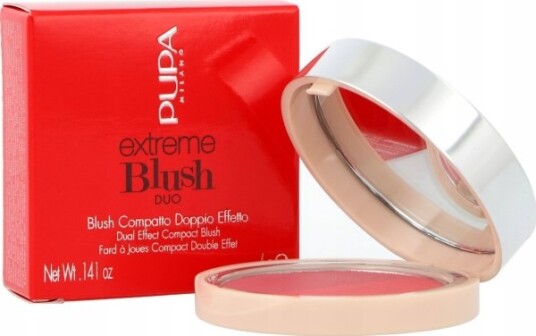 Pupa Extreme Blush Duo 130 Matt Salmon Radiant Peach 4 G