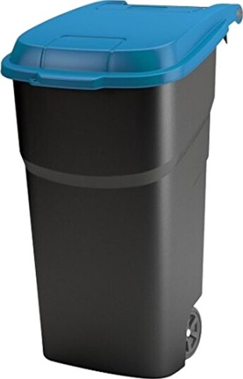 Rotho 45101 100 L Rektangulær Sort Blå Manuell 590 Mm 140 Mm