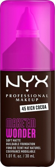 NYX Professional Makeup   Make Em Wonder Foundation 30 Ml   Brun