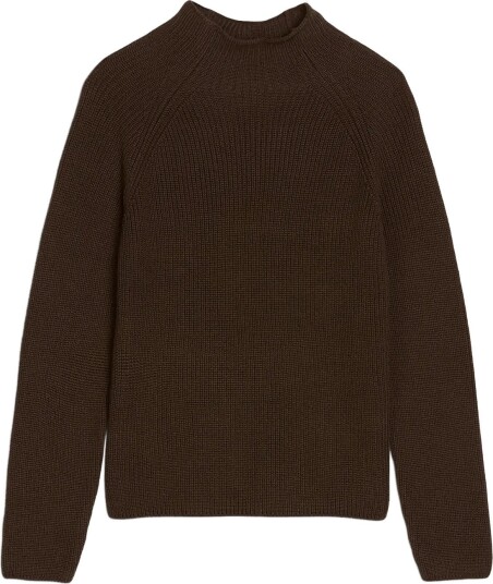 Marc O"Polo Pullovers Lsl Stand Up Collar   BURNT COFFEE   L