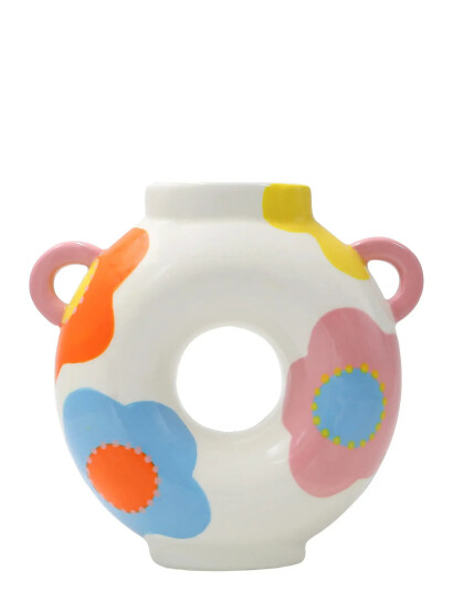 Que Rico Vase - Silvia - Spring Splash - Multi/patterned - 15.5 CM Que Rico Vase - Silvia - Spring Splash - Multi/patterned - 15.5 CM