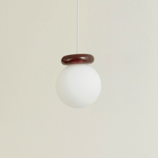 Hengelampe Normann Copenhagen Hinx dimmbar Rød Kjøkken Glass Design 18 Rød