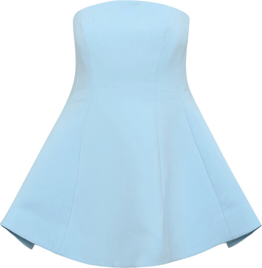 Bardot Nikita Strapless Mini Dress Blue 12