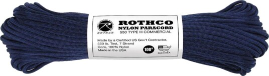 Rothco Paracord Nylon 30m Blå