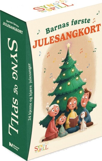 Barnas første julesangkort