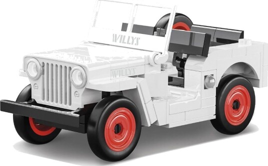 Cobi Jeep Willys Cj-2a Byggesett Hvit 111 Deler