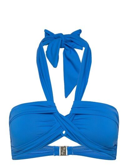 Seafolly S.collective Halter Bandeau Blue 42