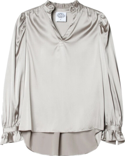 Arnie Says, Dame, Bluser & Skjorter, Beige, L,