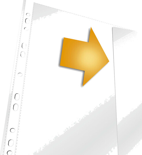 Durable Plastlommer med forsterket kant A4 5 stk Durable Plastlommer med forsterket kant A4 5 stk