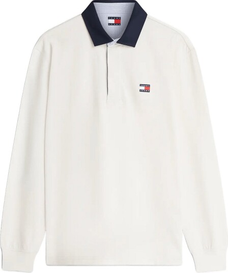 Tommy Jeans Tjm Rlx Ess Badge Rugby Ext Cream XS