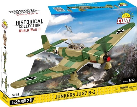 Cobi Historical Wwii Byggesett 525 Deler Junkers Ju 87 B-2