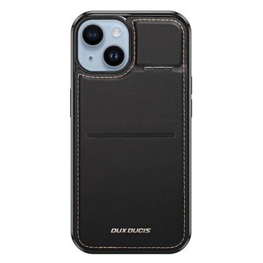 Lommebokveske 3 I 1 Med Stativ Iphone 14 Plus Magsafe Rfid Blocker Dux Ducis Rafi Mag - Svart