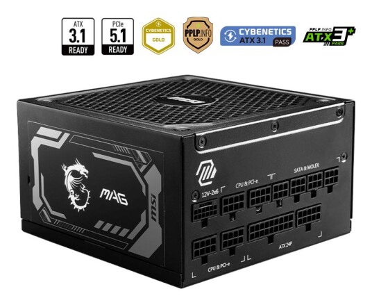 MSI Mag A1250Gl Pcie5 Power