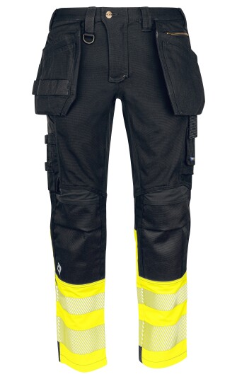 ProJob 6525 Midjebukse Extreme En Iso 20471 Klasse 1 Yellow/Black C46