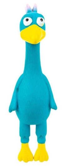 Little&Bigger Latex Fugl Blå 23 cm