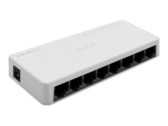 Qoltec - Switch - Ikke-Styrt - 8 X 10/100 - Stasjonær Qoltec - Switch - Ikke-Styrt - 8 X 10/100 - Stasjonær