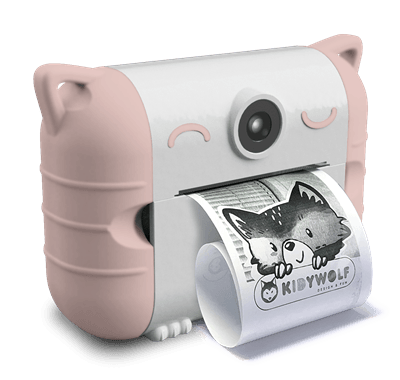 Kidywolf Kidyprint Camera Peach Kidywolf Kidyprint Camera Peach