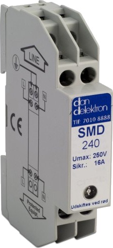 Dan Delektron Transientbeskyttelse SMD Klasse 2+3 2-polet Grupper