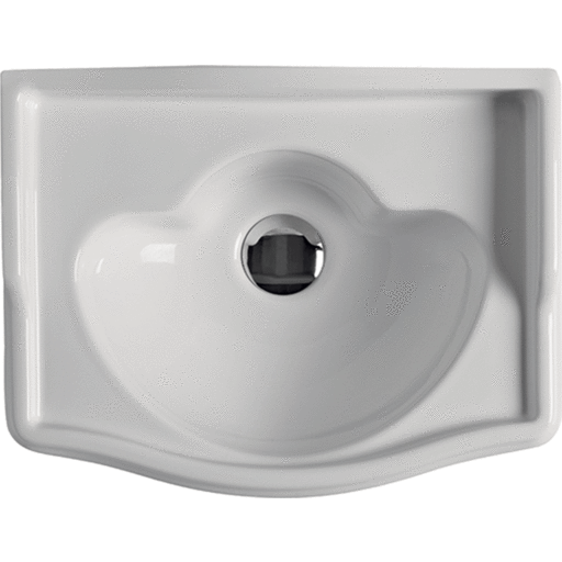 Lavabo Retro 41 Vegghengt Servant 410x300x170 mm, Hvit Lavabo Retro 41 Vegghengt Servant 410x300x170 mm, Hvit