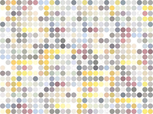 Fototapet Colored Polka Dots 350x270 - Artgeist sp. z o. o.