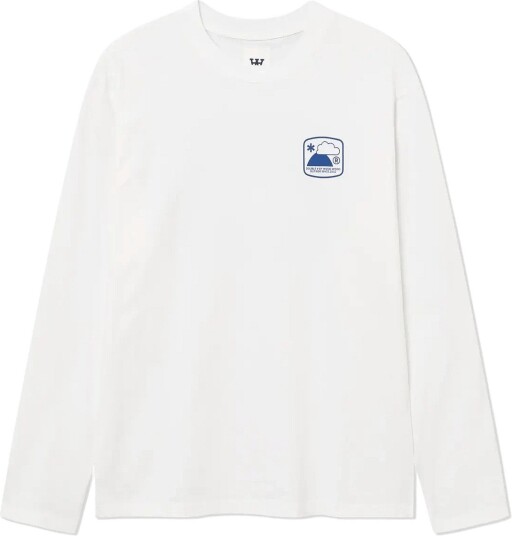 WOOD WOOD Wwliam Outsider Ls Tee 25419 White XL