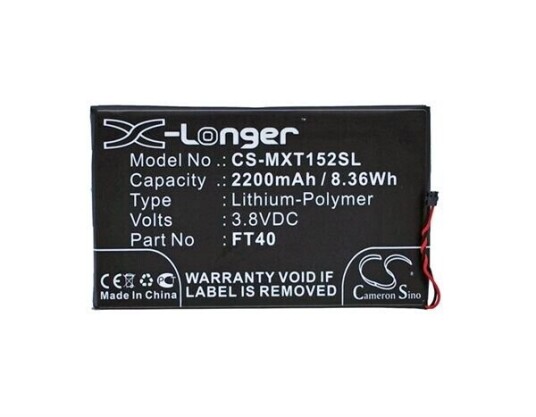 Motorola XT1526 batteri (2200 mAh 3.8 V)