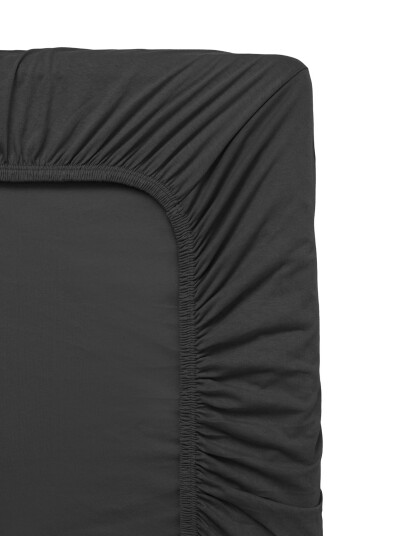 Engholm Textiles Faconlagen Satin - Black - 80X200X30CM